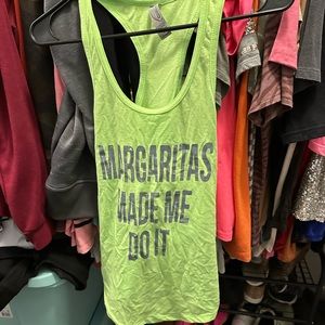 Margaritas made me do it tank small